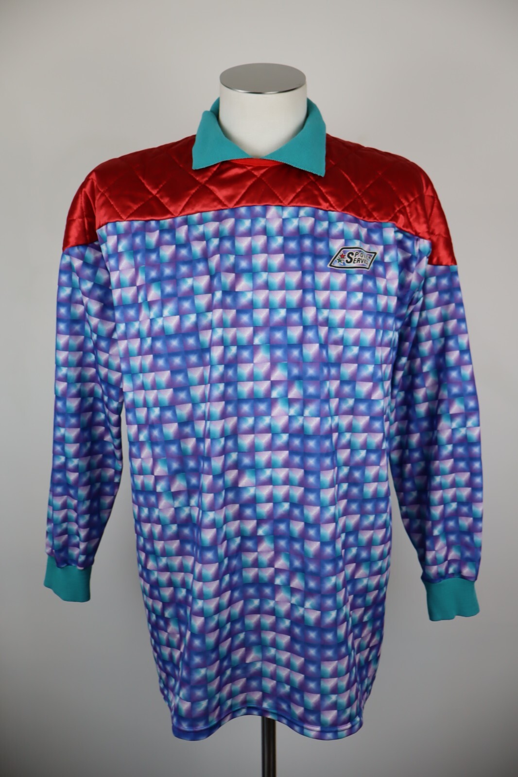 SPORT SERVICE MAGLIA PORTIERE N 1 CALCIO UOMO 6 SHIRT SOCCER JERSEY PROTEZIONI