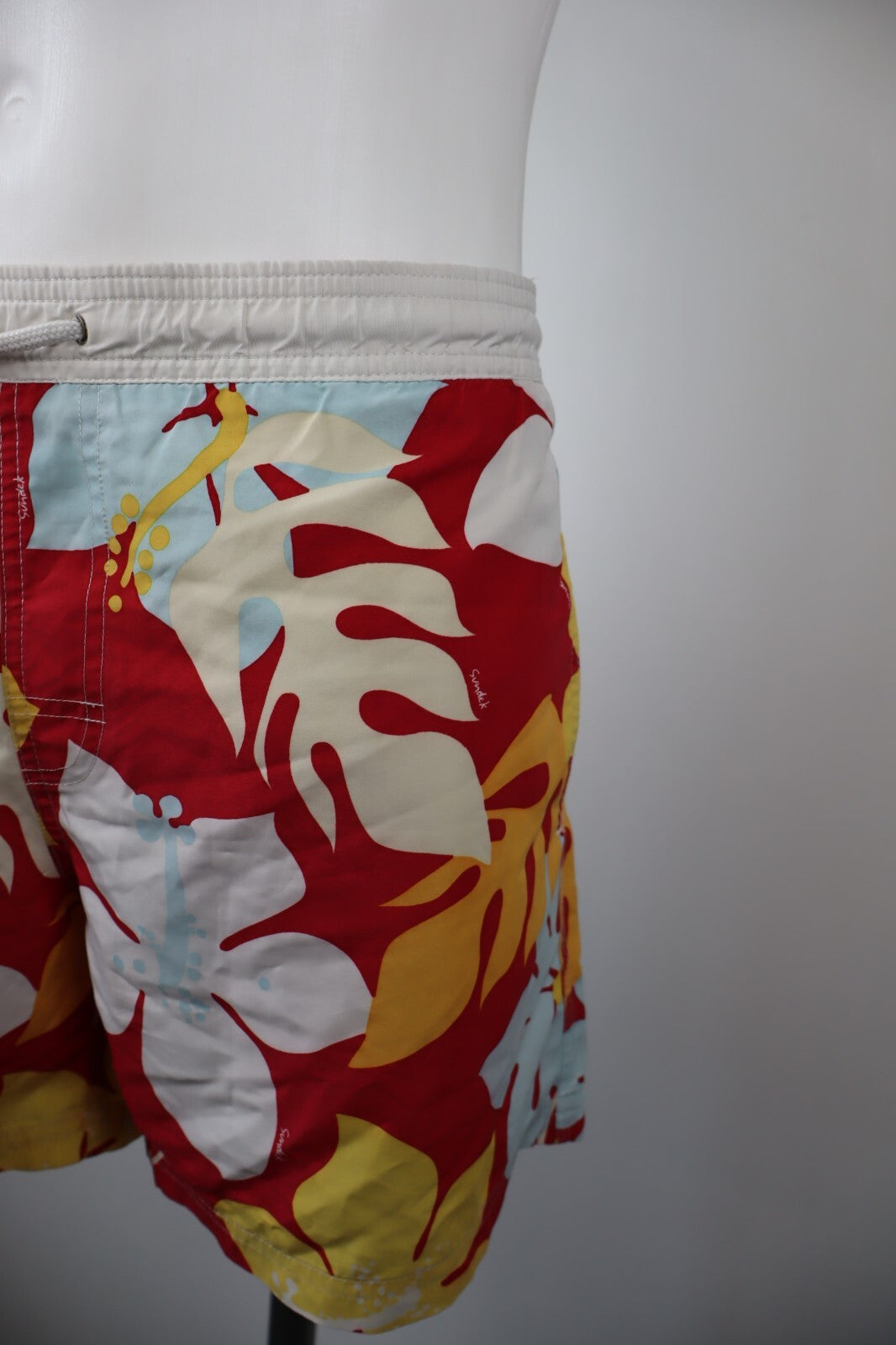 SUNDEK COSTUME PANTALONCINO MARE UOMO TG L MEN SWIMSUIT VINTAGE CASUAL