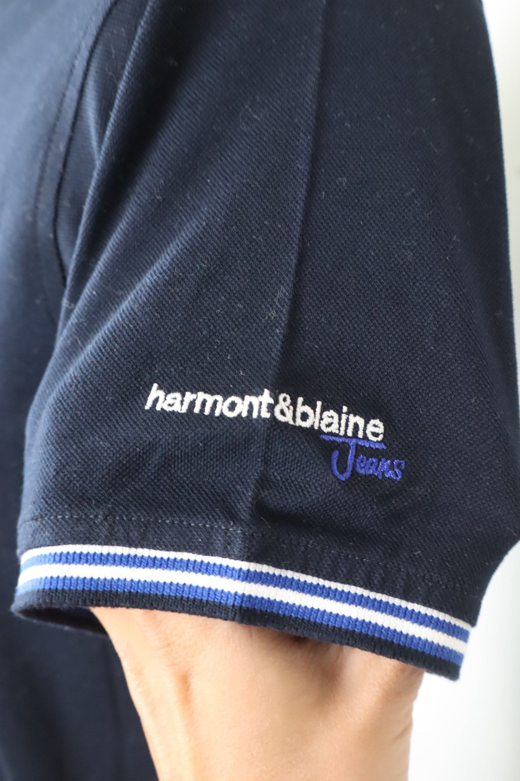 HARMONT & BLAINE POLO MAGLIA UOMO TG S MAN T-SHIRT CASUAL VINTAGE COTONE CON TAG