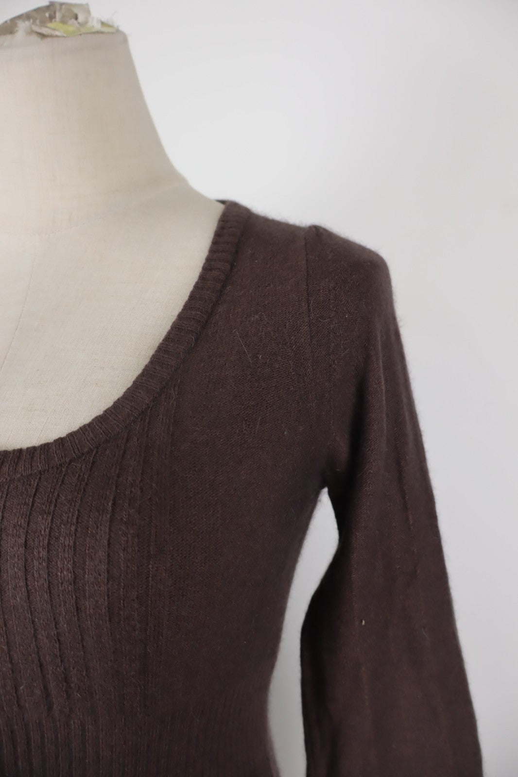 MAX&CO MAGLIONE MAGLIA DONNA Tg. S WOMAN CASUAL SWEATER CON BOTTONI LANA ANGORA
