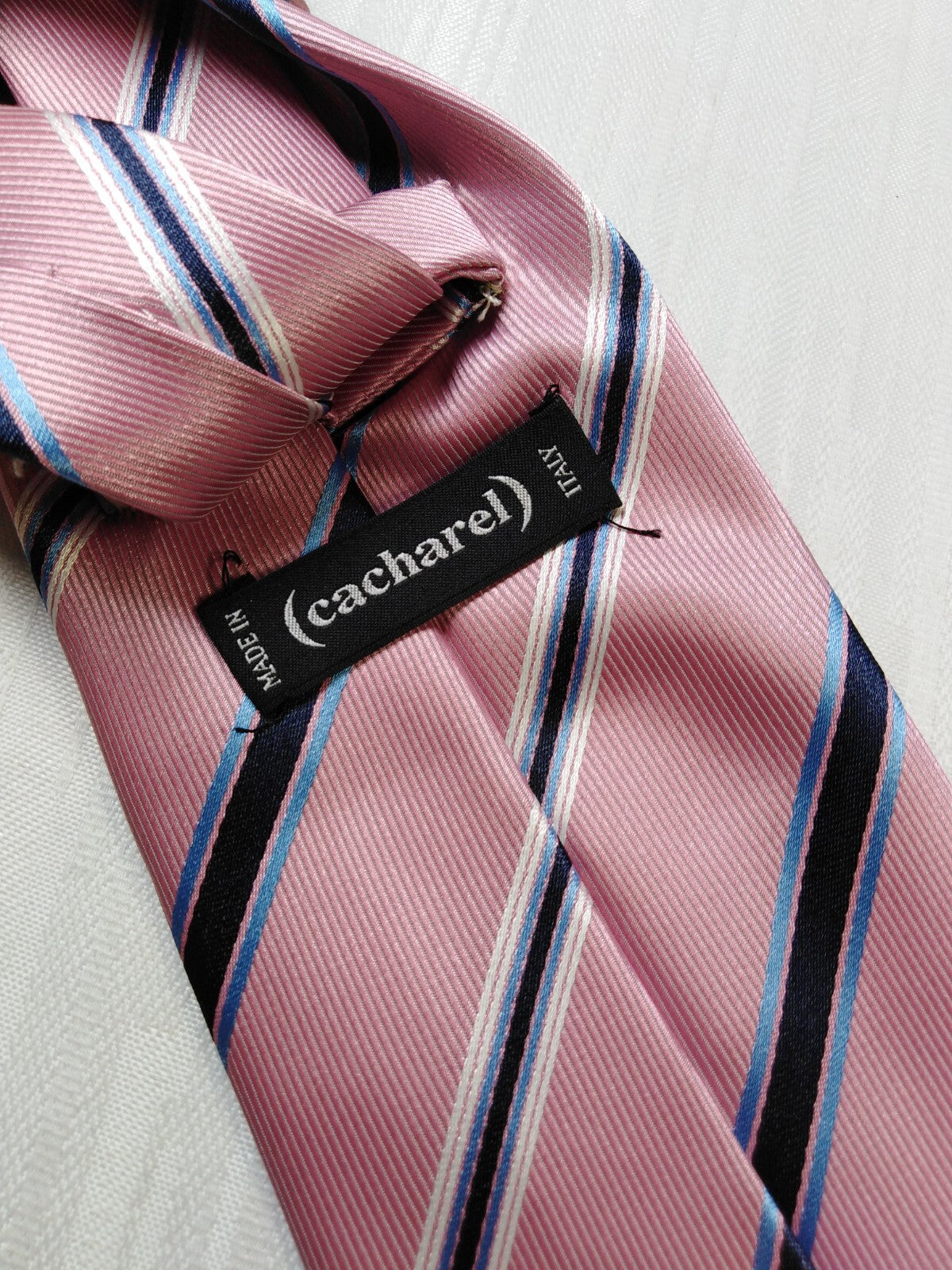 CACHAREL 100% SILK TIE SETA CRAVATTA NECKTIE MADE IN ITALY CLASSIC