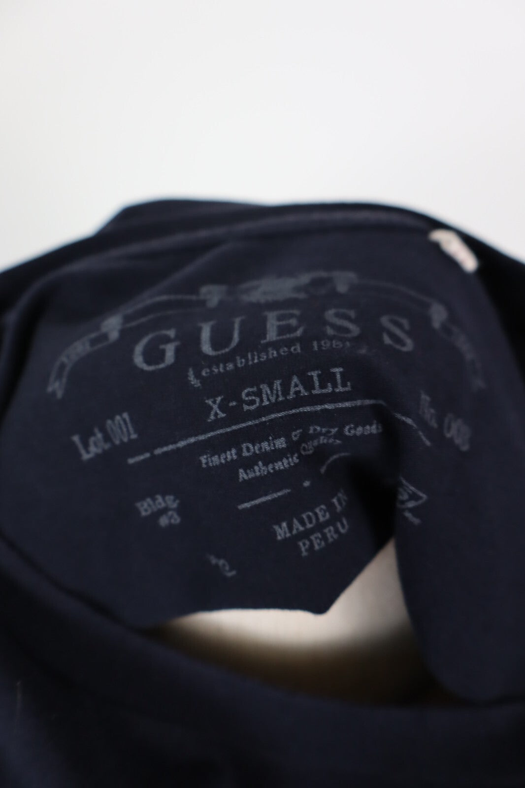 GUESS MAGLIA DONNA TG. XS WOMAN CASUAL VINTAGE T-SHIRT TOP COTONE