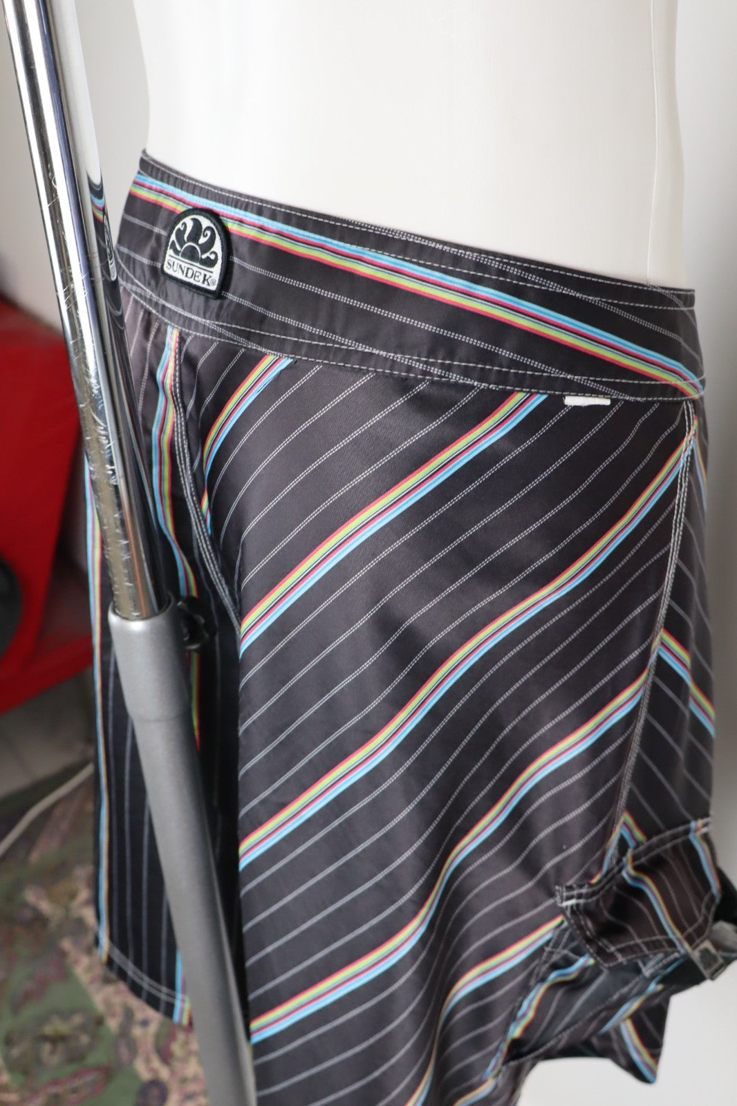 SUNDEK COSTUME PANTALONCINO MARE UOMO TG 36 MAN SWIMSUIT VINTAGE CASUAL SURF