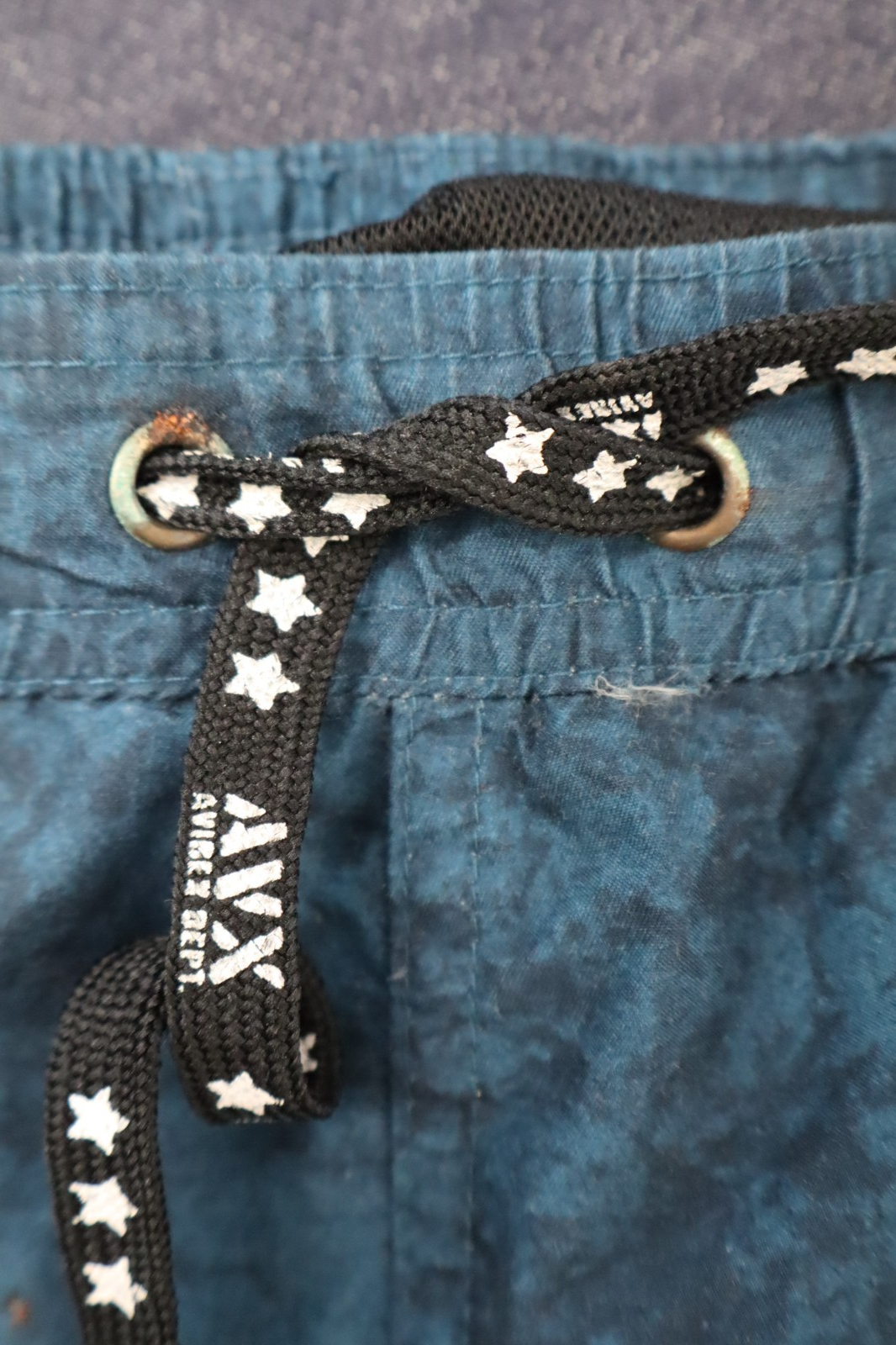 AVIREX AVX COSTUME PANTALONCINO MARE UOMO TG L MEN SWIMSUIT VINTAGE CASUAL