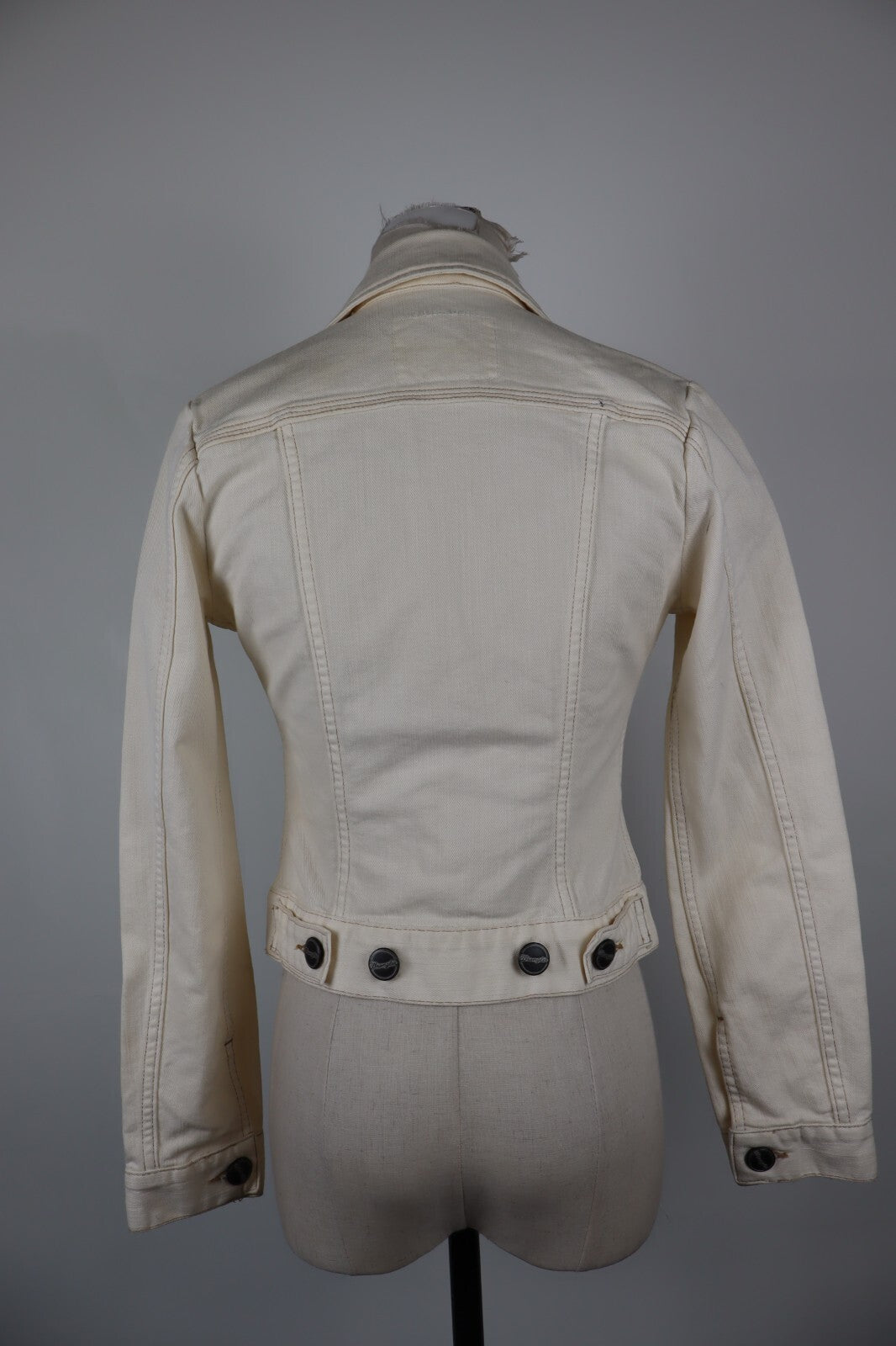 WRANGLER JEANS GIUBBINO DONNA XS WOMAN CASUAL JACKET COTONE COTTON DENIM VINTAGE