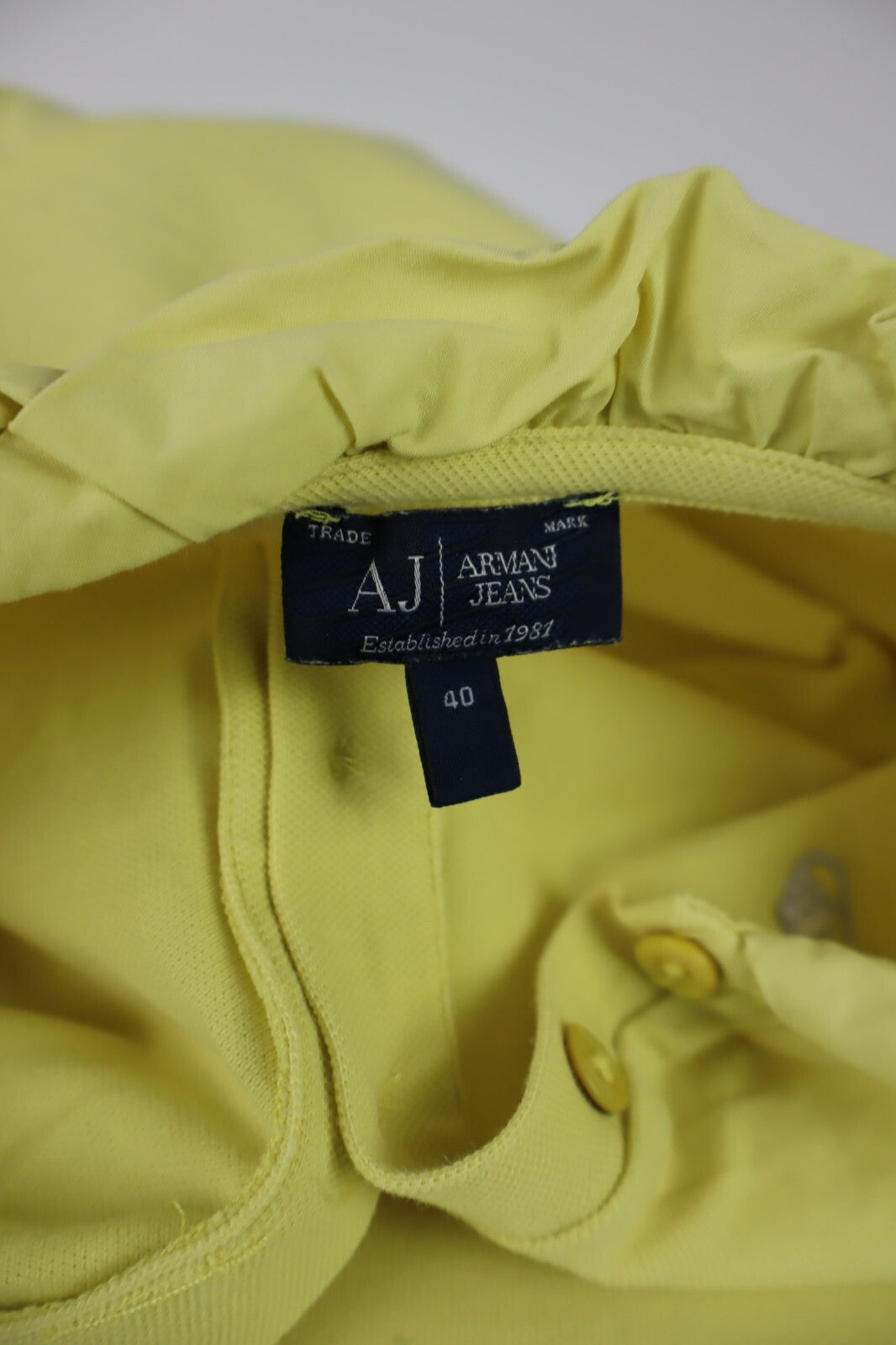 ARMANI JEANS POLO MAGLIA DONNA COTONE TG. 40 WOMAN COTTON SHIRT CASUAL VINTAGE