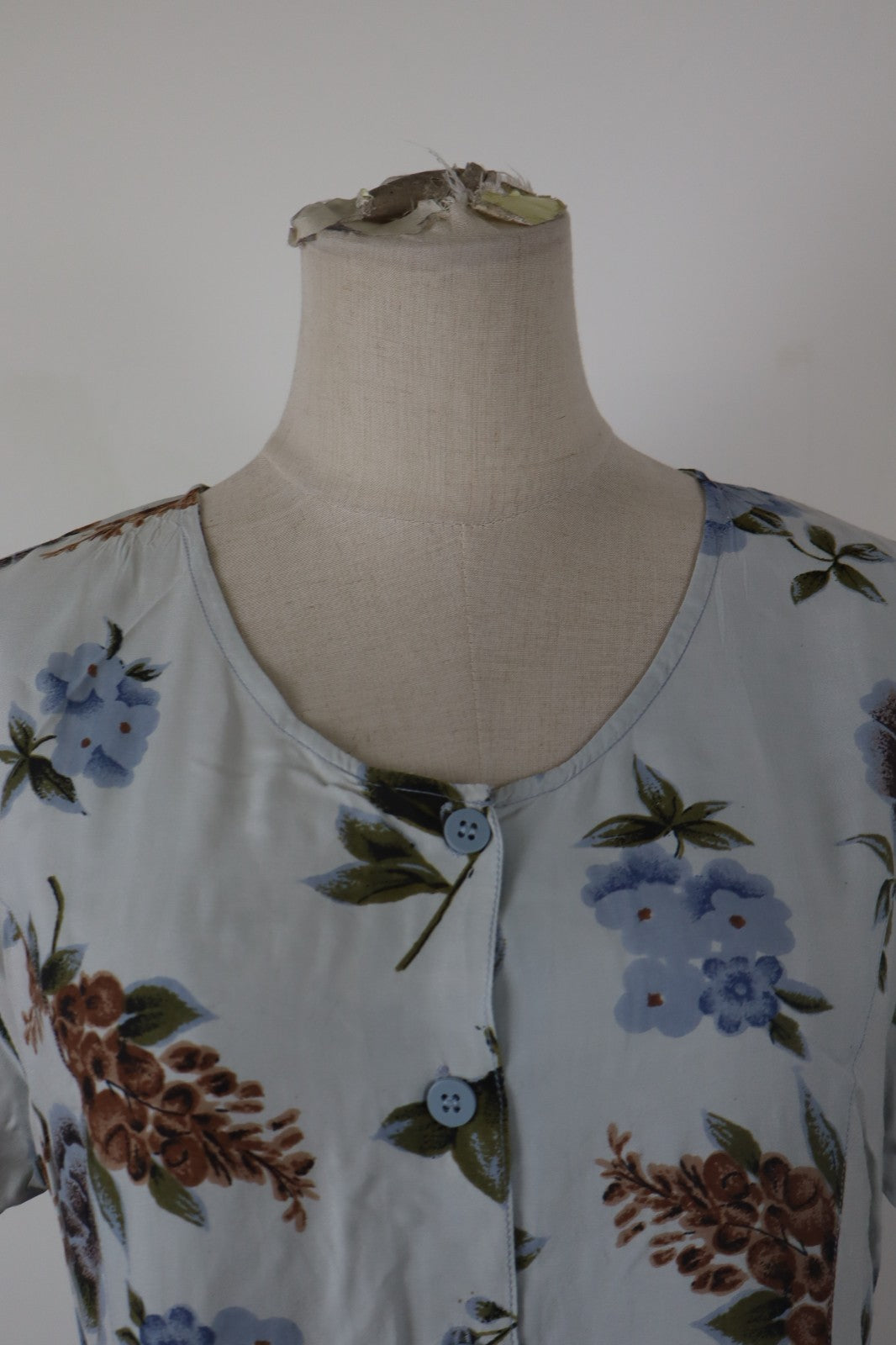 COCOON VESTITO DONNA TG. L/XL WOMAN CASUAL VINTAGE DRESS ABITO COTONE