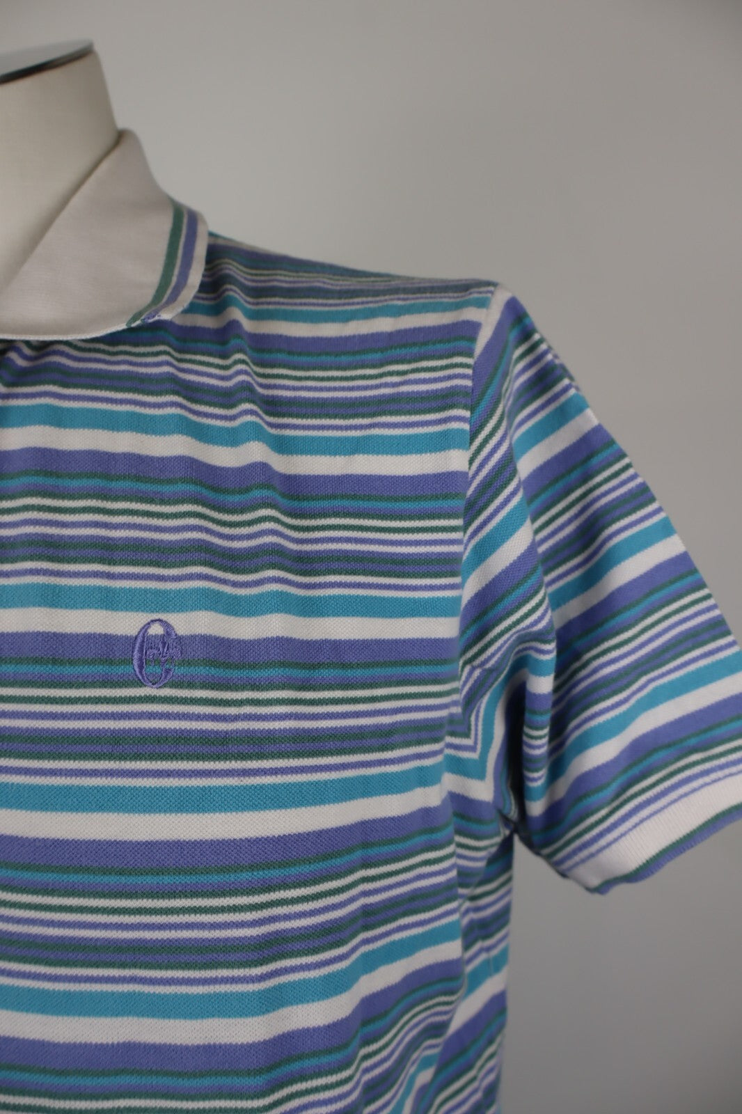 CONTE OF FLORENCE MAGLIA POLO UOMO TG. L MAN COTONE SHIRT CASUAL VINTAGE COTONE