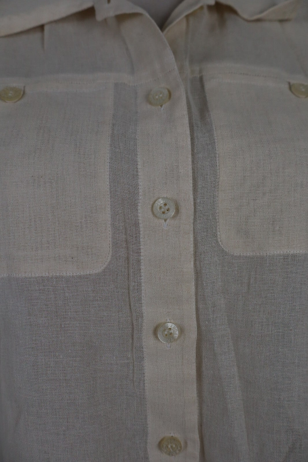 TRUSSARDI SPORT CAMICIA SMANICATA DONNA TG. S WOMAN SHIRT CASUAL VINTAGE COTONE