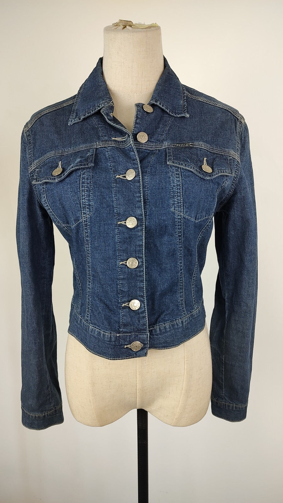 RIFLE JEANS GIUBBINO DONNA Tg. S WOMAN CASUAL JACKET COTONE DENIM