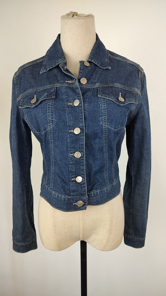 RIFLE JEANS GIUBBINO DONNA Tg. S WOMAN CASUAL JACKET COTONE DENIM