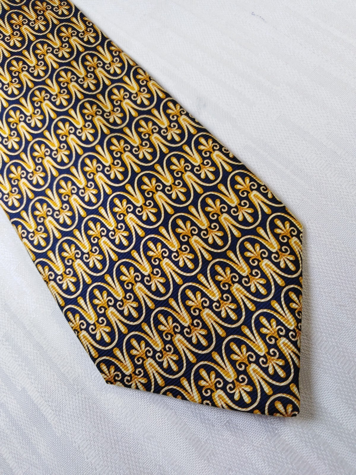 ROCCOBAROCCO  100% SILK TIE SETA CRAVATTA NECKTIE MADE IN ITALY CLASSIC