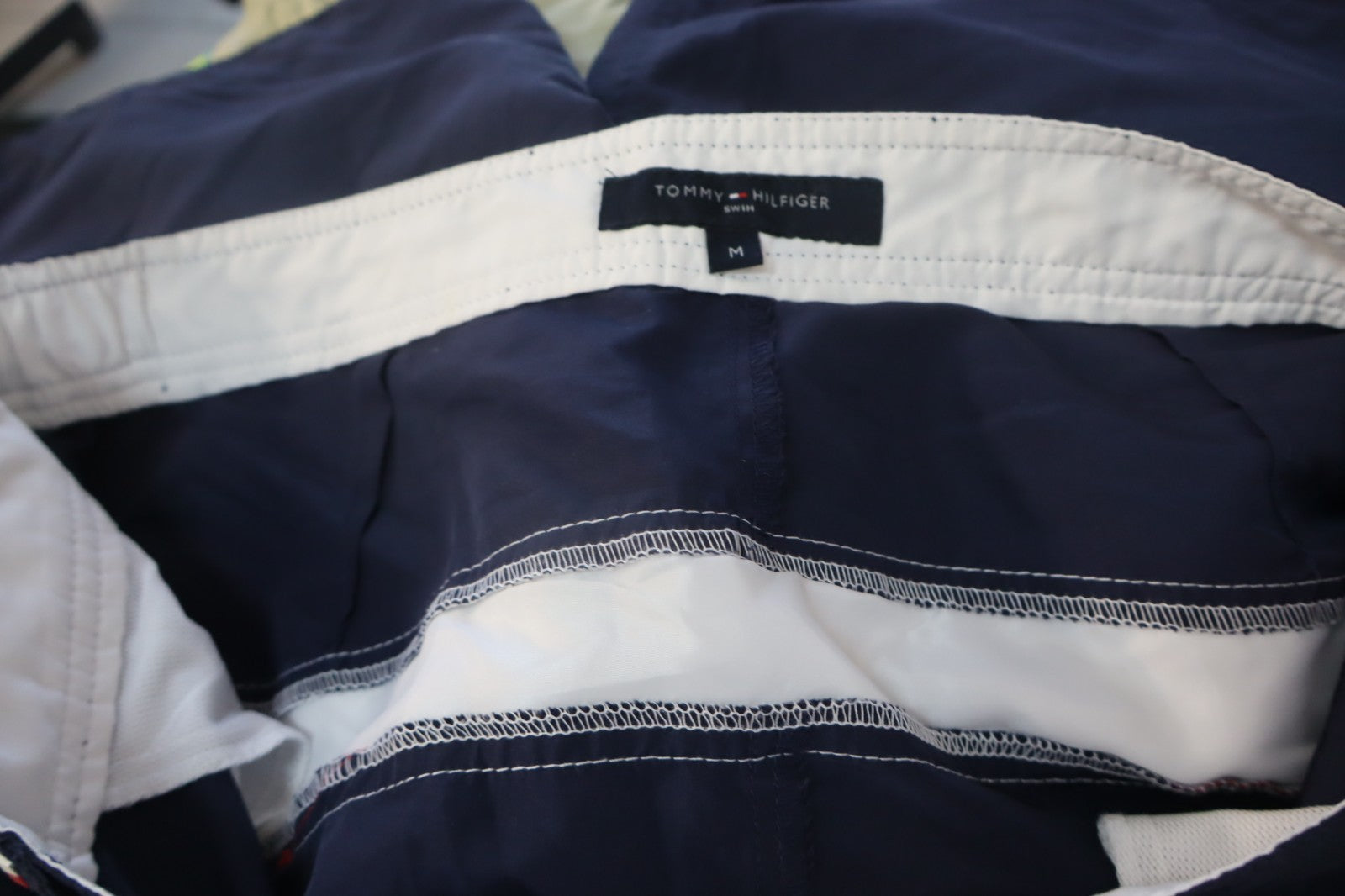 TOMMY HILFIGER COSTUME PANTALONCINO MARE UOMO M MEN SWIMSUIT VINTAGE CASUAL LOGO
