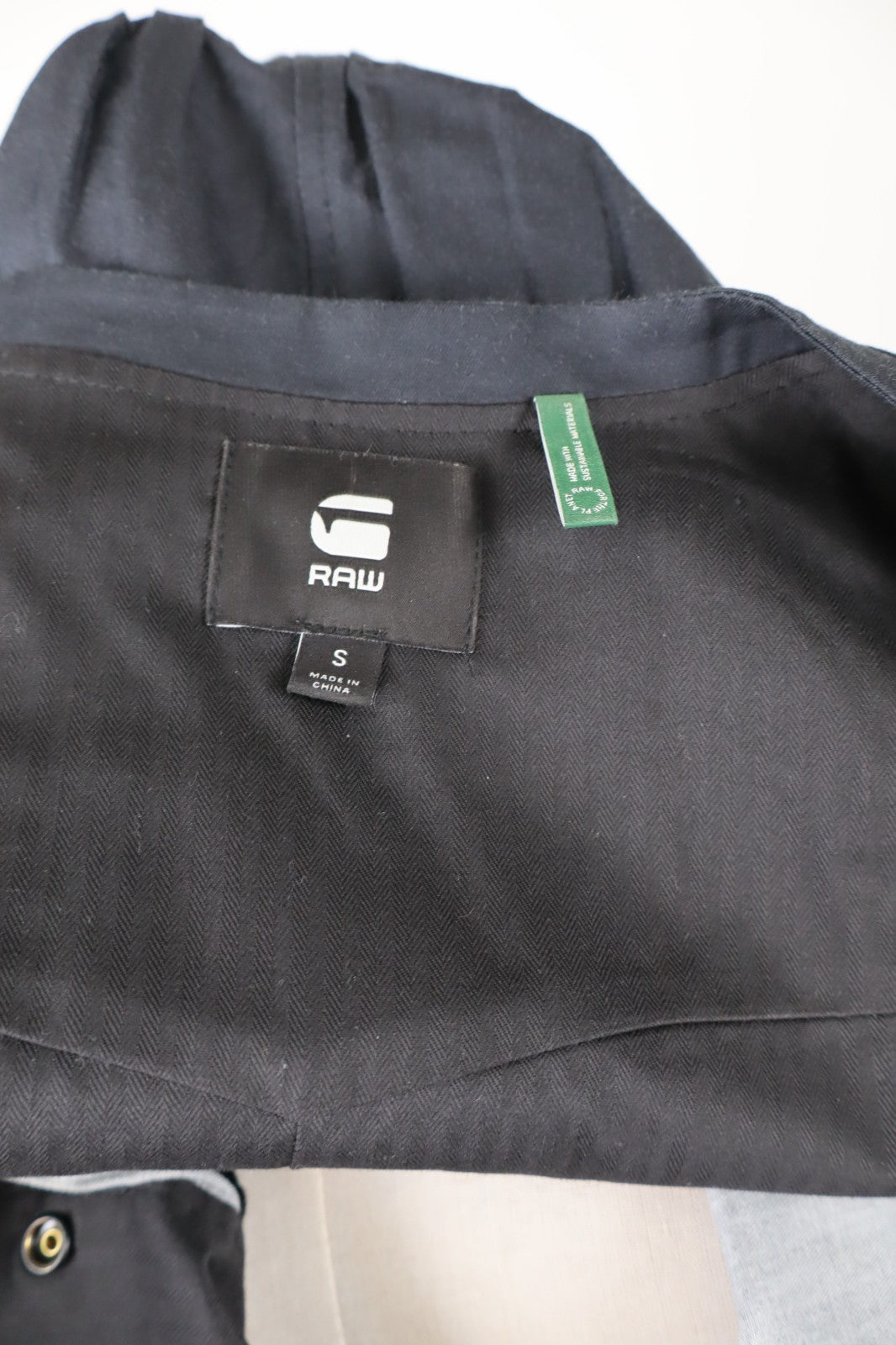 G-STAR RAW VESTITO ABITO DONNA TG. S WOMAN VINTAGE DRESS COTONE A PORTAFOGLIO