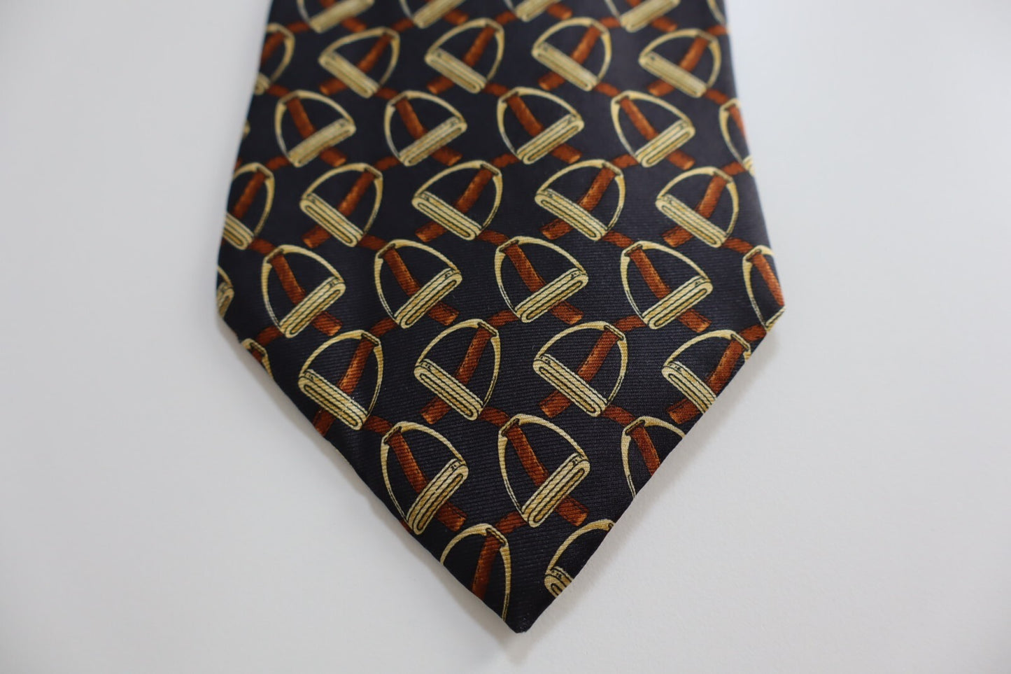 LES COPAINS 100% SILK TIE SETA CRAVATTA NECKTIE MADE IN ITALY CLASSIC