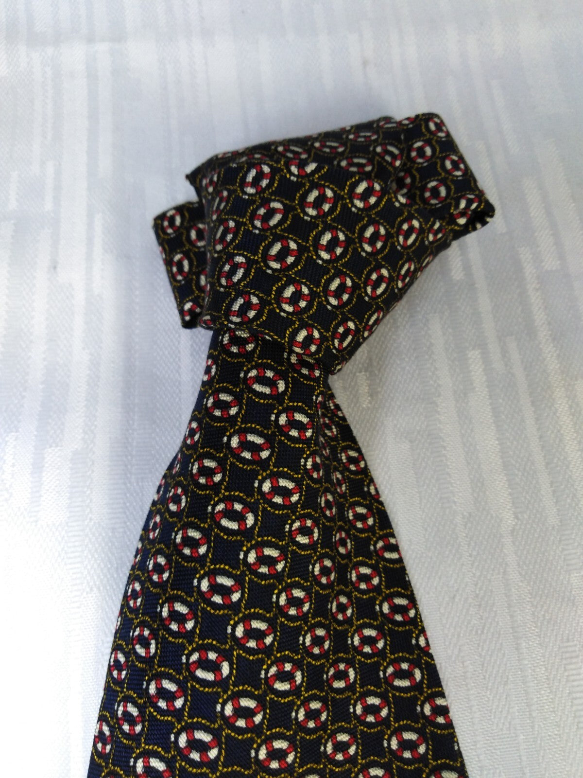 ALBERTO MUCCIOLO 100% SETA SILK TIE CRAVATTA NECKTIE ITALY VINTAGE