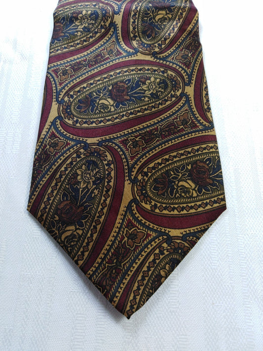 PIERRE BALMAIN 100% SILK TIE SETA CRAVATTA NECKTIE MADE ITALY VINTAGE CLASSIC