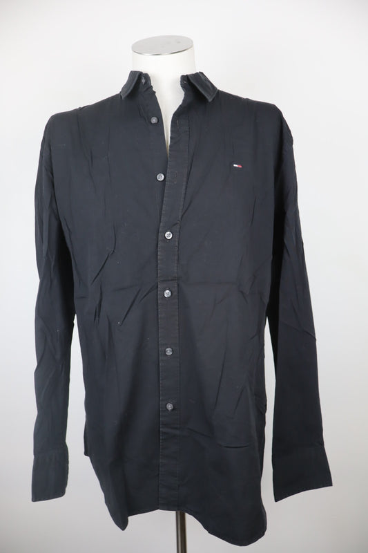 TOMMY JEANS HILFIGER CAMICIA UOMO 2XL SLIM MAN CASUAL SHIRT VINTAGE SHIRT COTONE