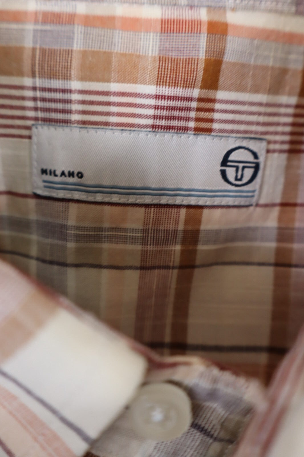 SERGIO TACCHINI CAMICIA UOMO COTONE TG M MAN CASUAL VINTAGE SHIRT COTONE