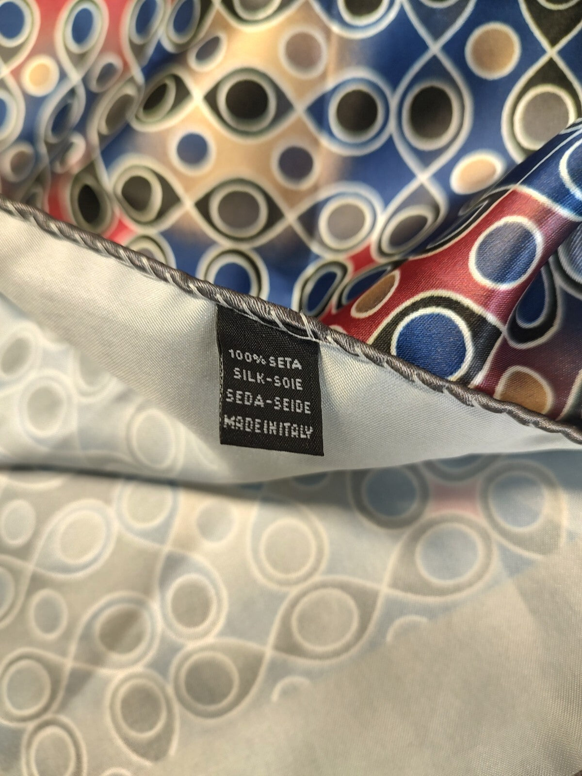 PICCOLO  FOULARD 100% SILK SETA SCARVES SCARF SQUARE MADE ITALY