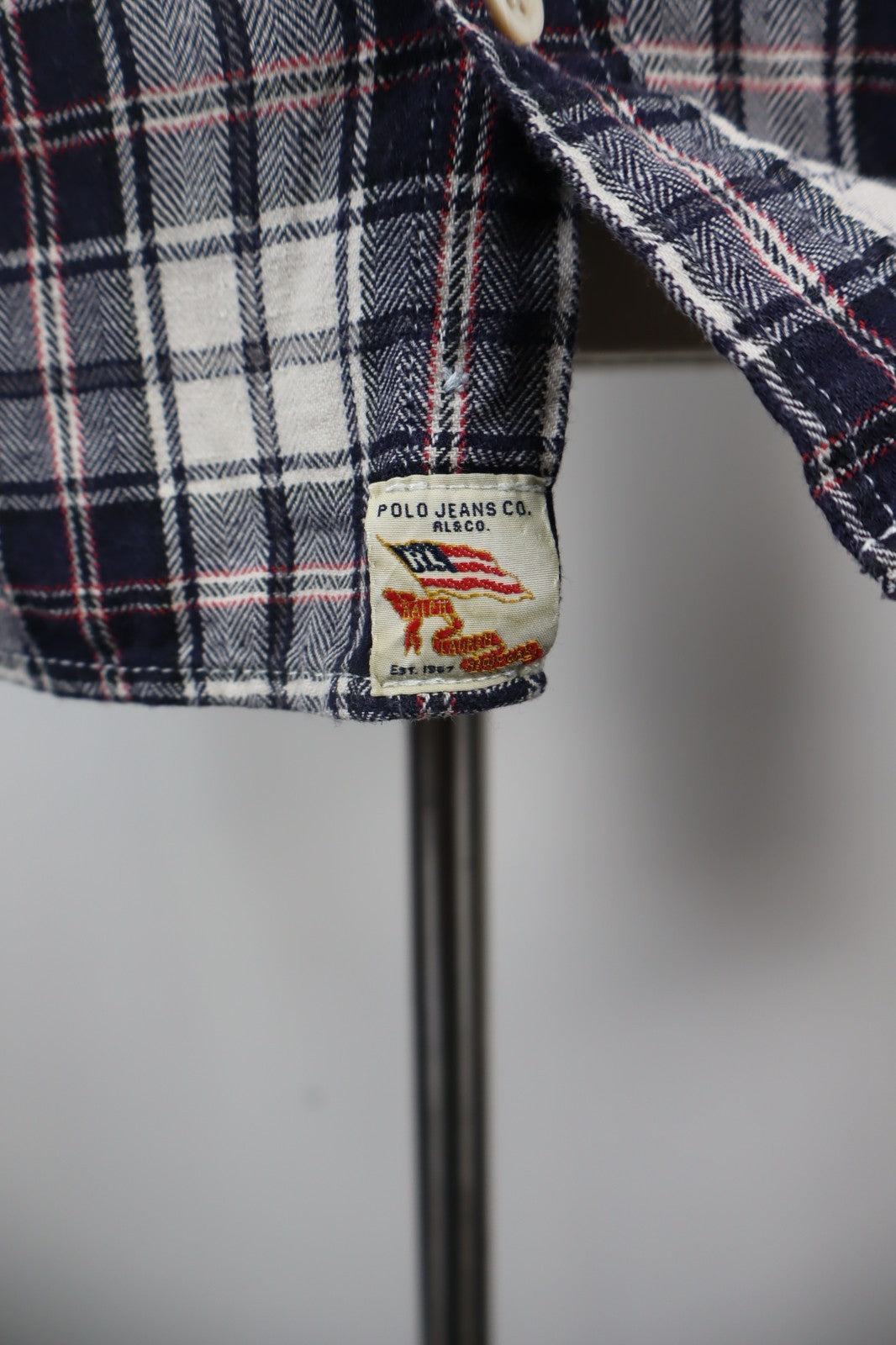 RALPH LAUREN CAMICIA UOMO COTONE TG M SLIM MAN CASUAL VINTAGE COTTON SHIRT LOGO