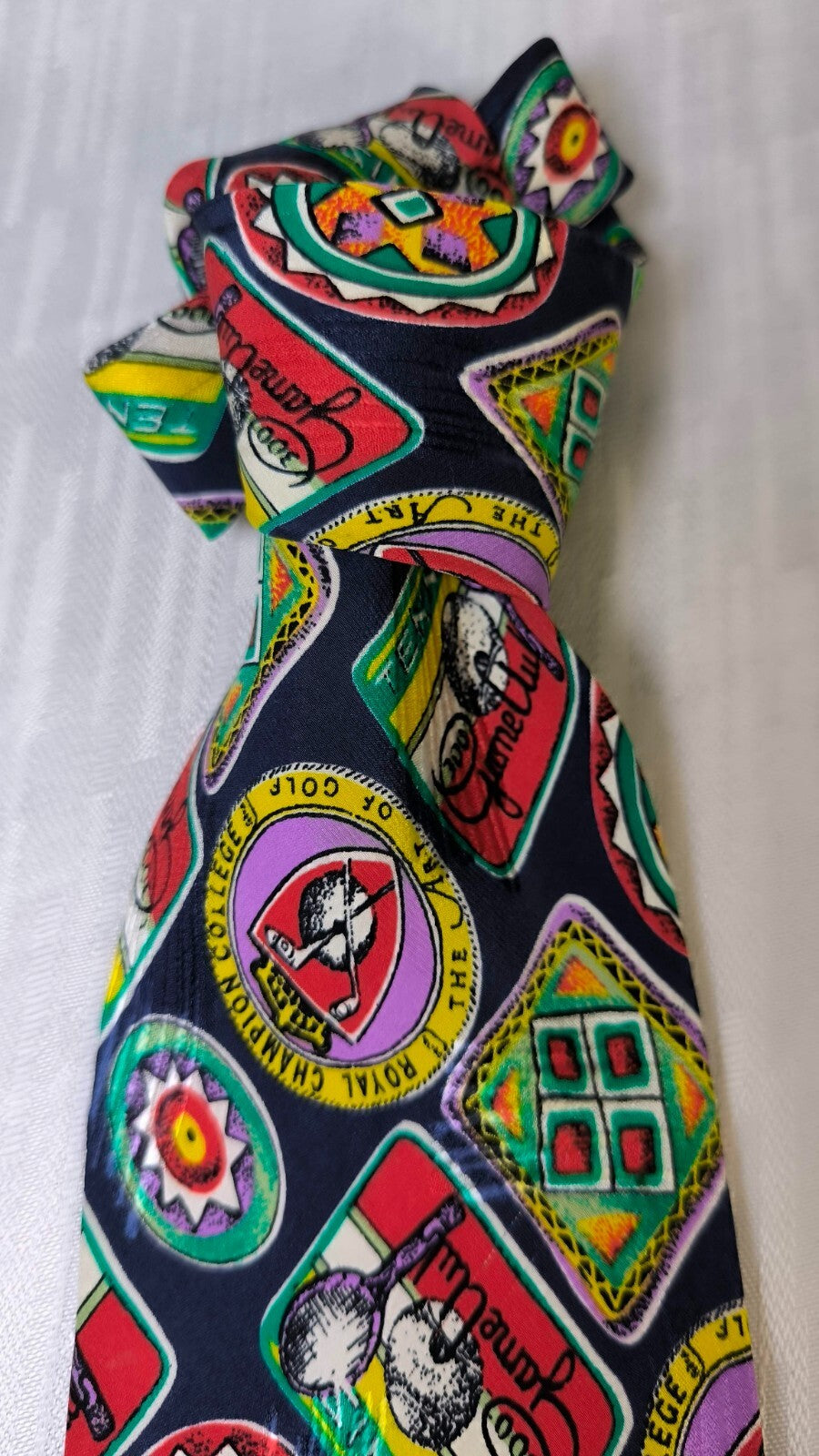 RENATO BALESTRA  100% SILK TIE SETA CRAVATTA NECKTIE MADE IN ITALY