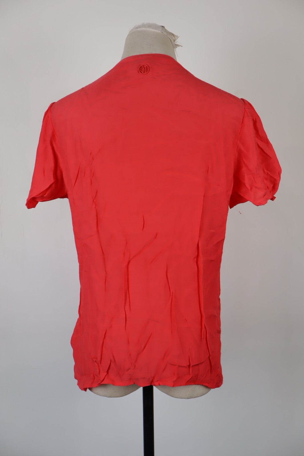 AJ ARMANI JEANS MAGLIA DONNA TG. 42 WOMAN CASUAL VINTAGE TOP T-SHIRT MODAL