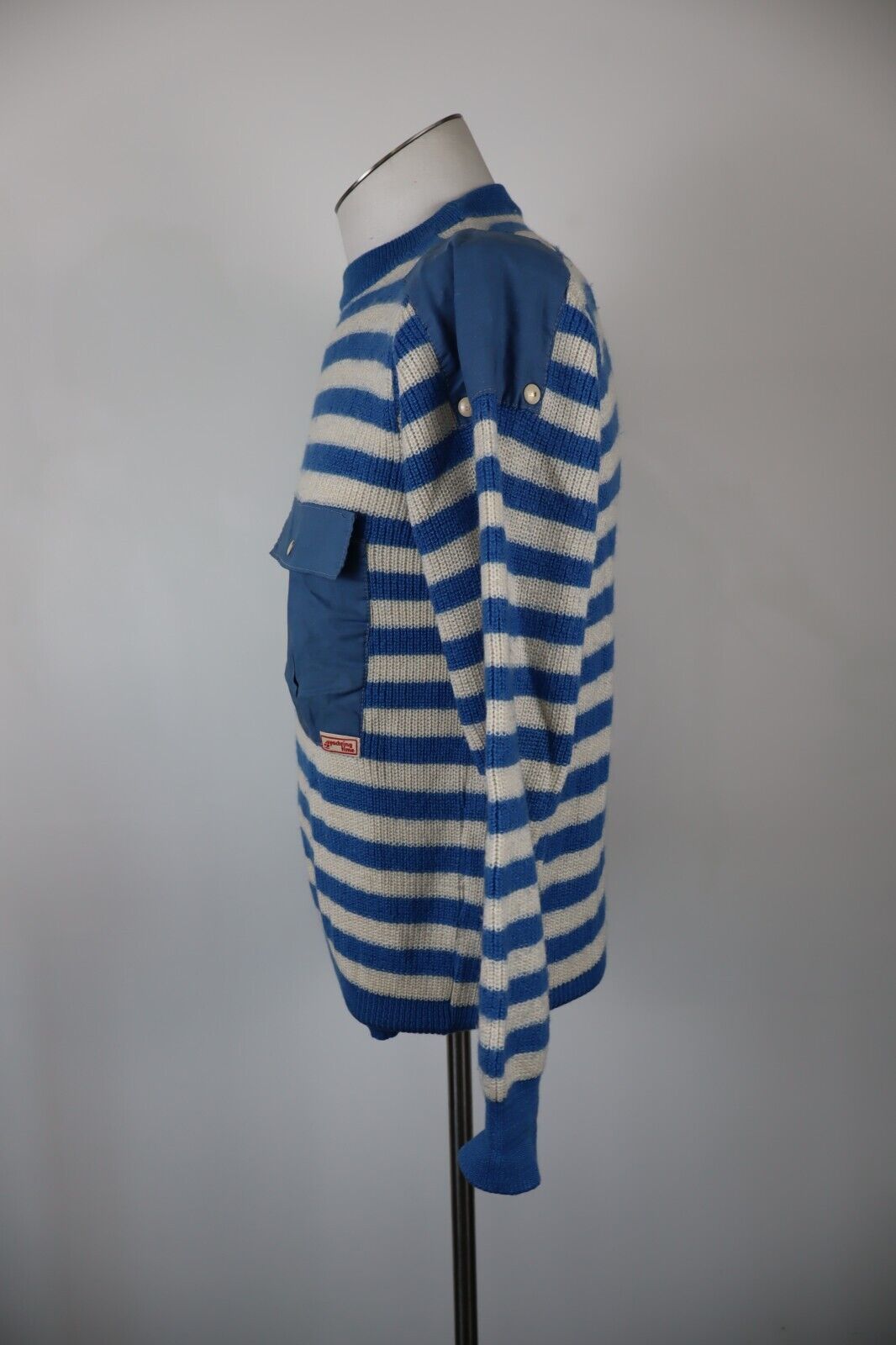 YACHTING TIME MAGLIONE LANA WOOL VINTAGE UOMO Tg 6 SWEATER MAN CASUAL