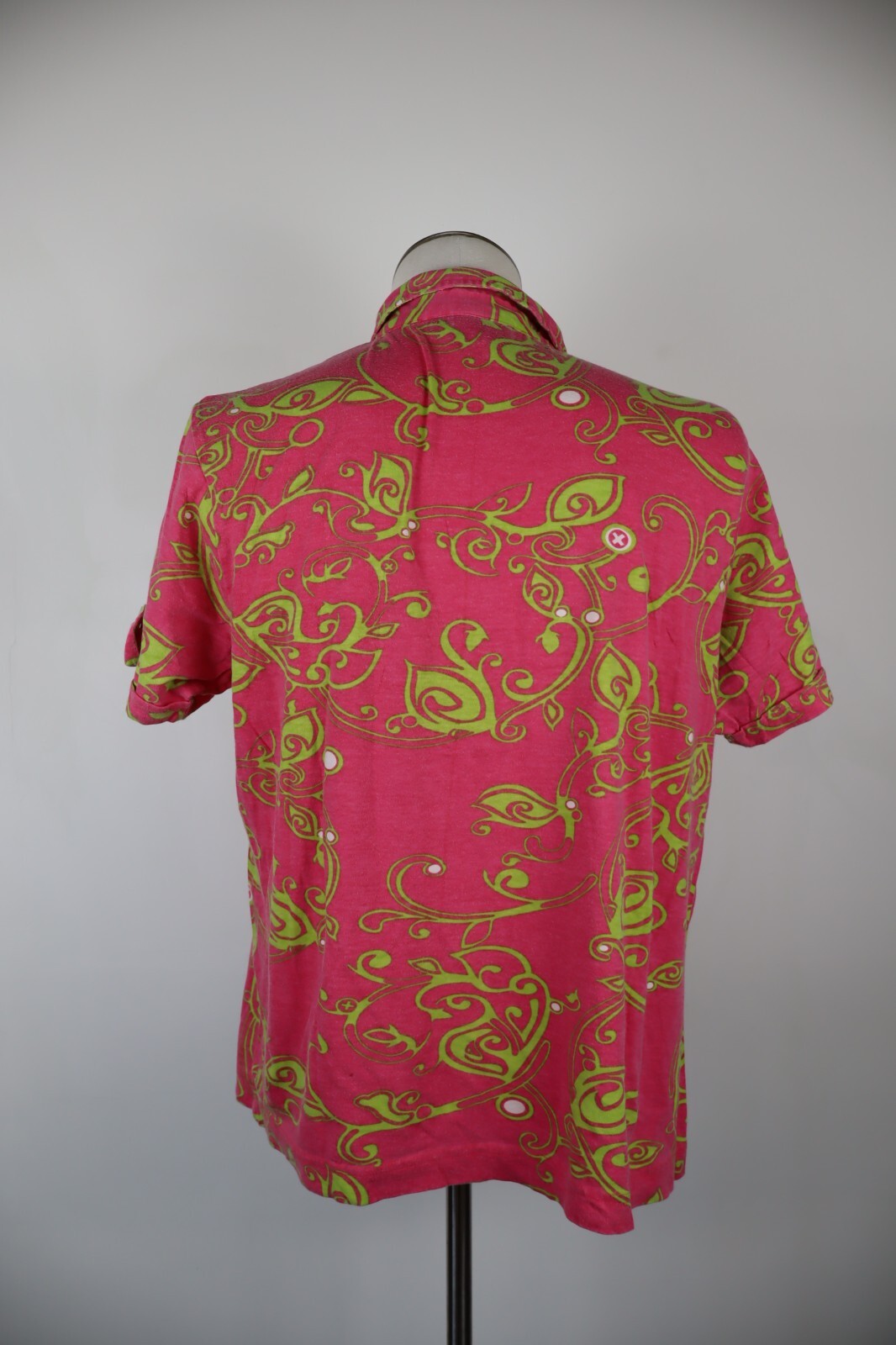 QUIKSILVER POLO MAGLIA UOMO TG L MAN T-SHIRT CASUAL VINTAGE COTONE COTTON