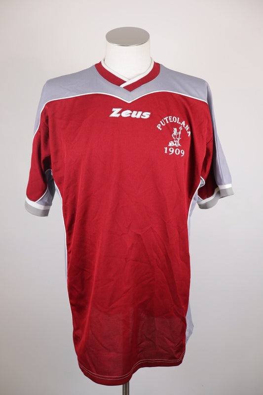 ZEUS PUTEOLANA N 17 MAGLIA CALCIO UOMO XL SOCCER TRIKOT MAN JERSEY VINTAGE