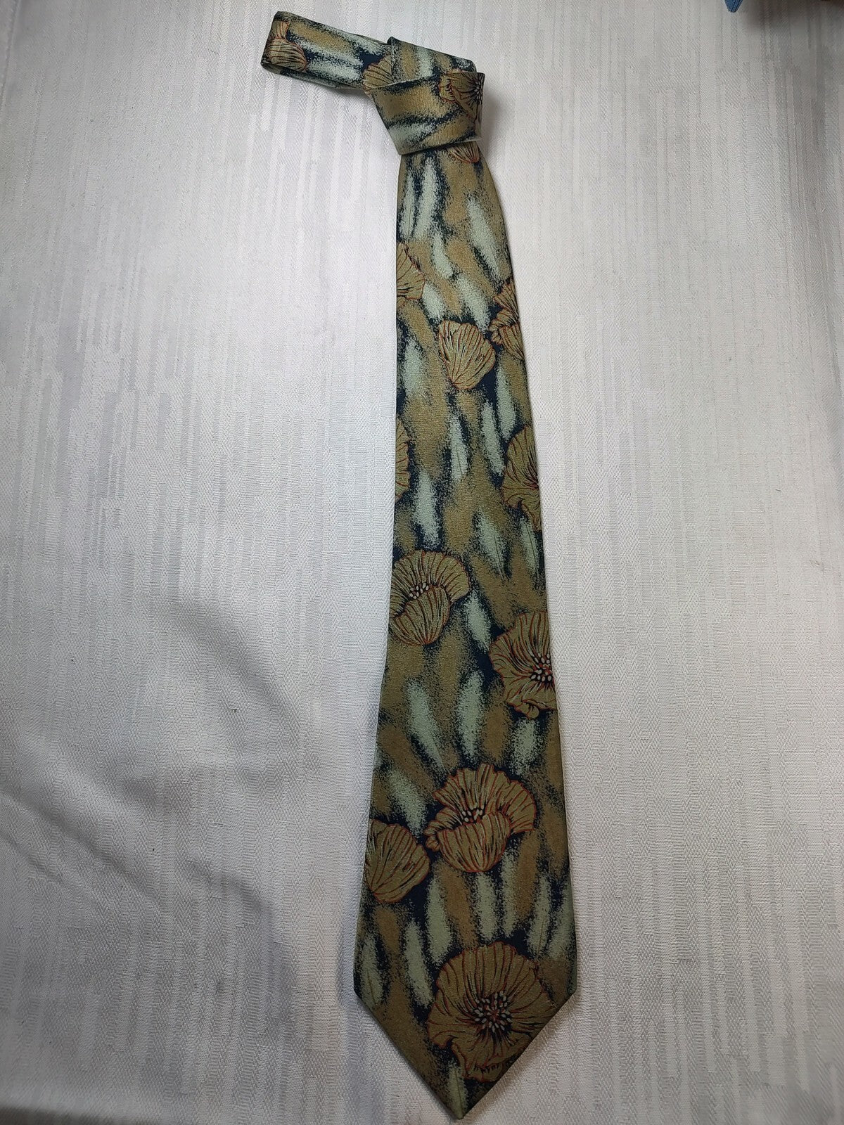 TRUSSARDI 100% SILK TIE SETA CRAVATTA NECKTIE MADE IN ITALY CLASSIC