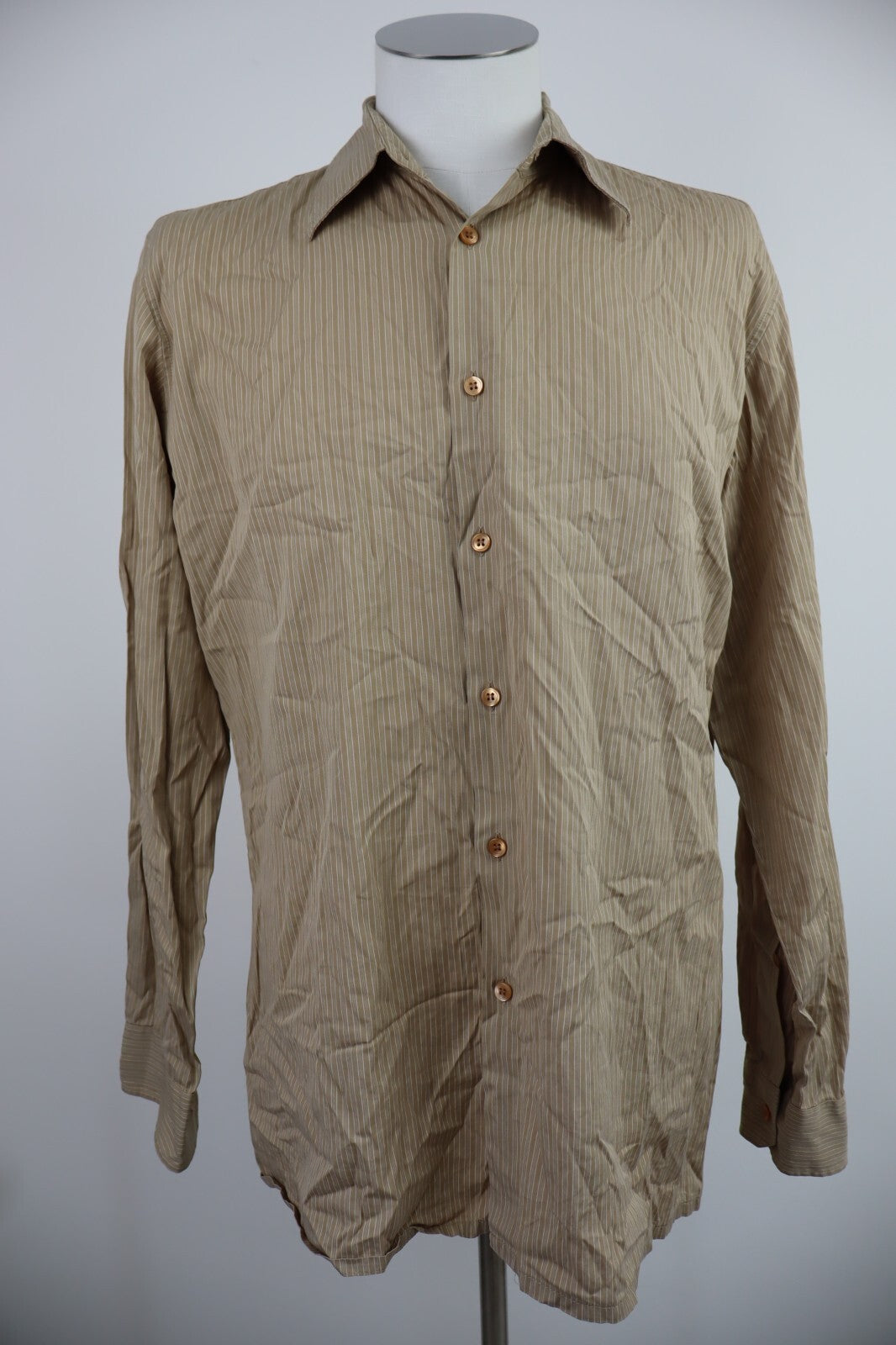 HUGO BOSS CAMICIA UOMO TG. L MAN CASUAL VINTAGE SHIRT COTONE COTTON