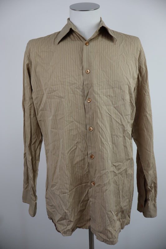HUGO BOSS CAMICIA UOMO TG. L MAN CASUAL VINTAGE SHIRT COTONE COTTON