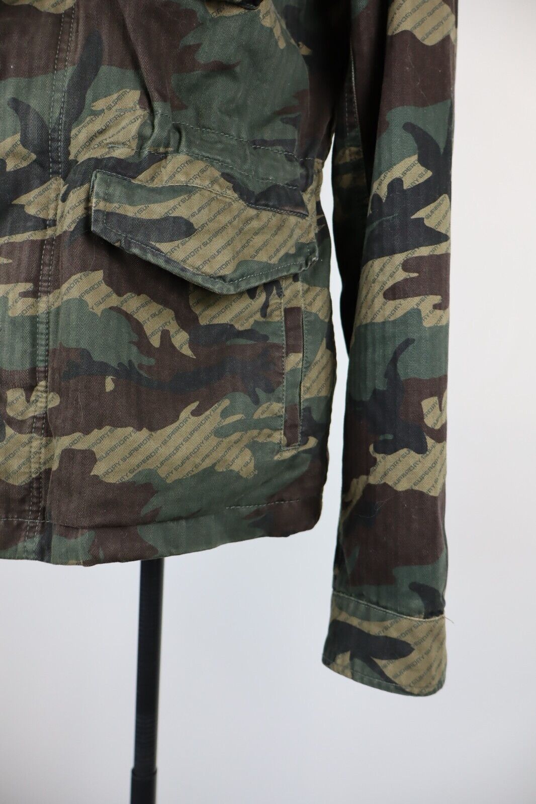 SUPERDRY GIUBBINO GIACCA DONNA TG 40 WOMAN JACKET CASUAL VINTAGE COTONE