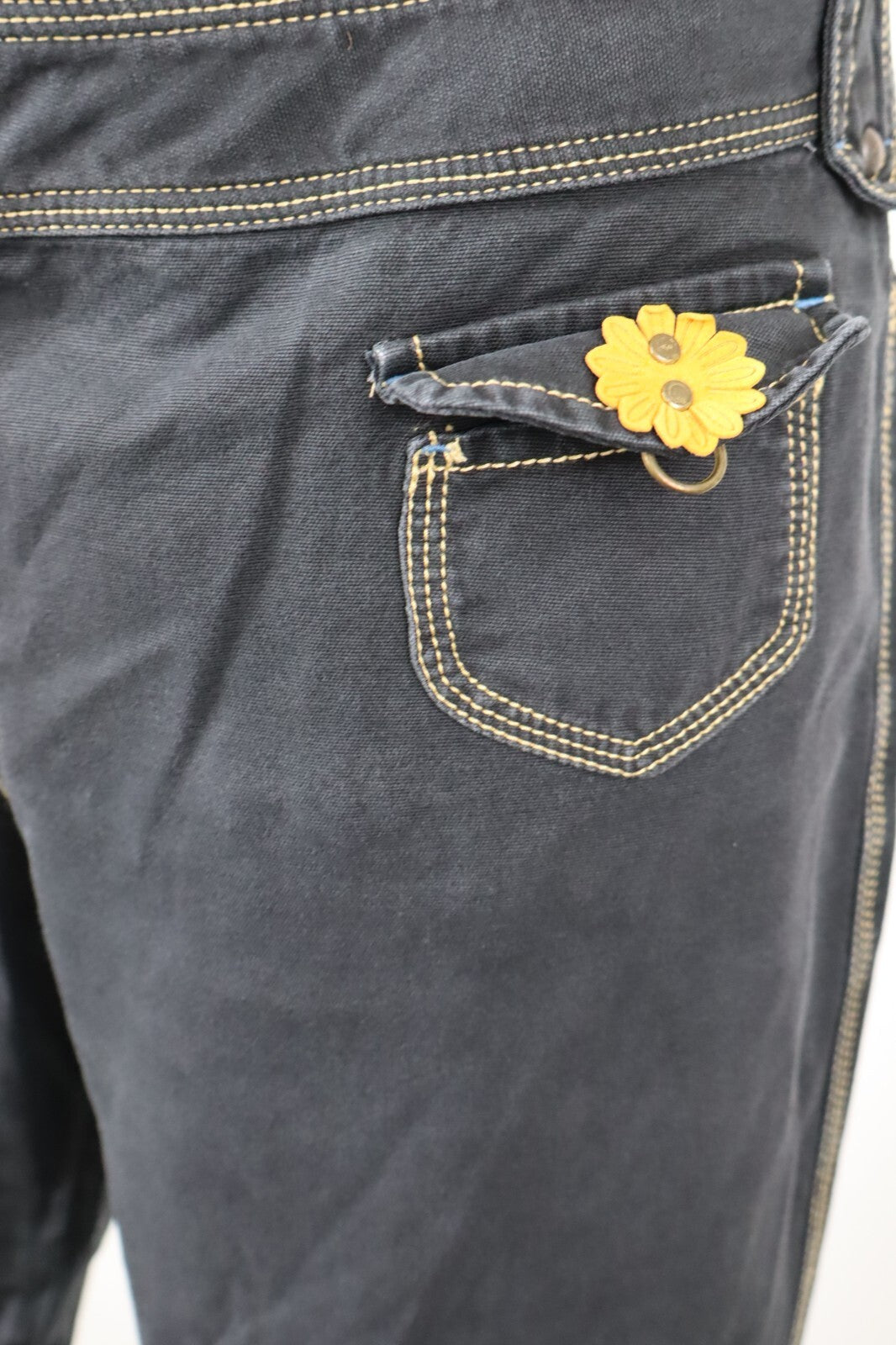 FAY PANTALONE CASUAL DONNA TG 44 WOMAN VINTAGE PANTS DENIM