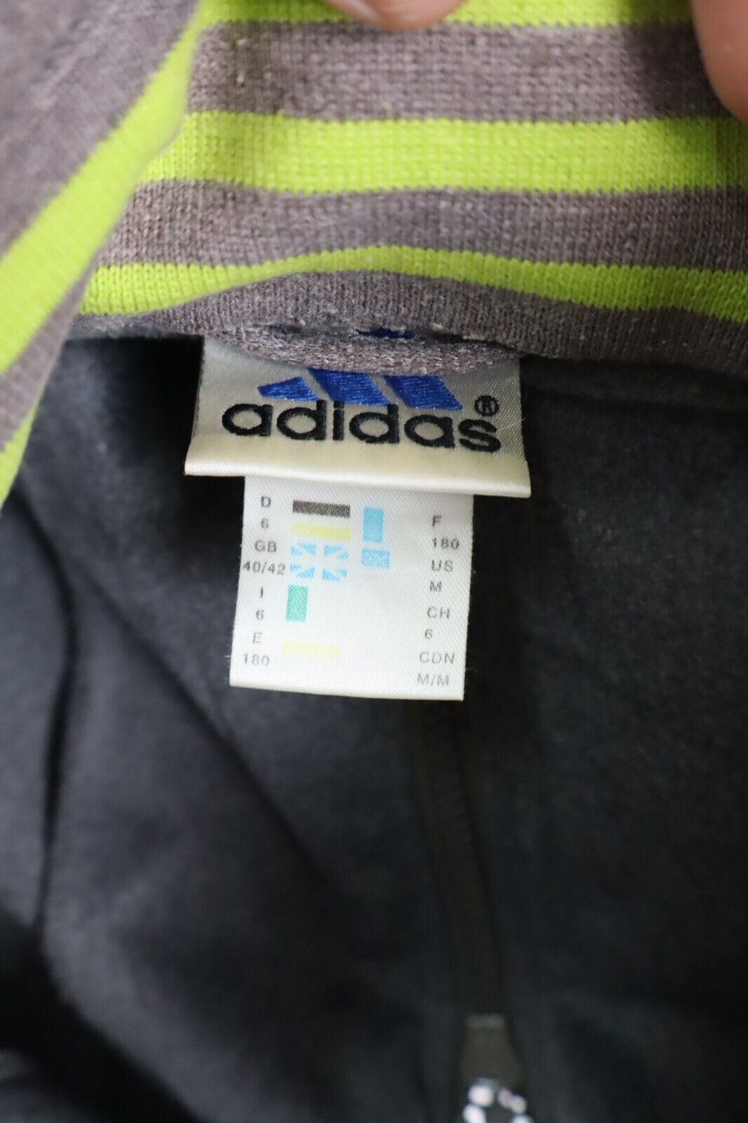 ADIDAS GIACCA SPORTIVA UOMO TG 6 MAN SPORT VINTAGE CASUAL JACKET