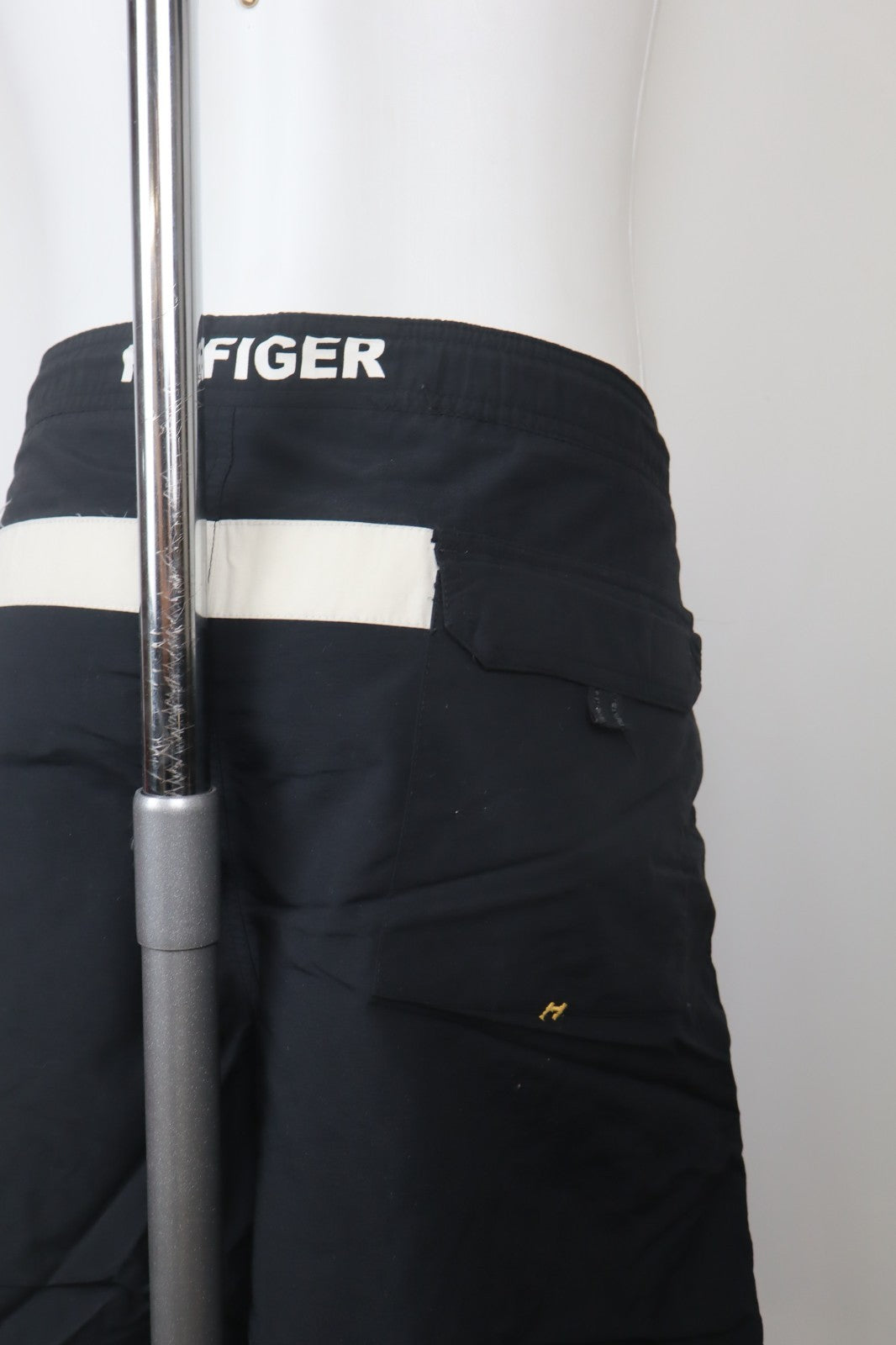 TOMMY HILFIGER COSTUME PANTALONCINO MARE UOMO M MEN SWIMSUIT VINTAGE CASUAL LOGO
