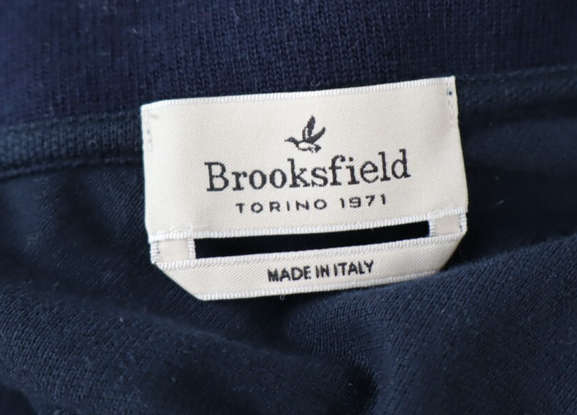 BROOKSFIELD POLO MAGLIA UOMO COTONE TG L MAN COTTON T-SHIRT CASUAL VINTAGE ITALY