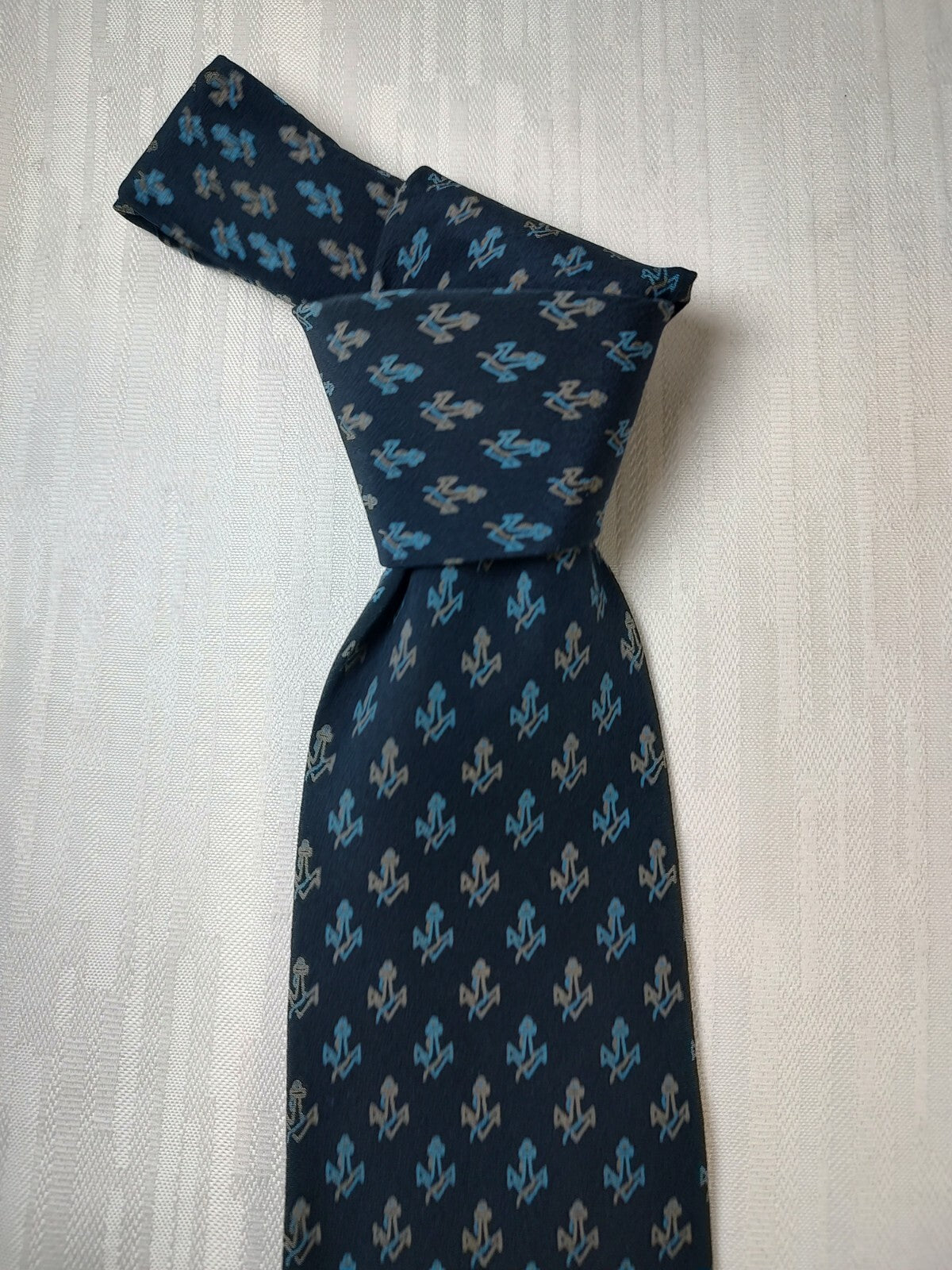 ANGELO MARINO NAPOLI 100% SILK TIE SETA CRAVATTA NECKTIE MADE IN ITALY CLASSIC