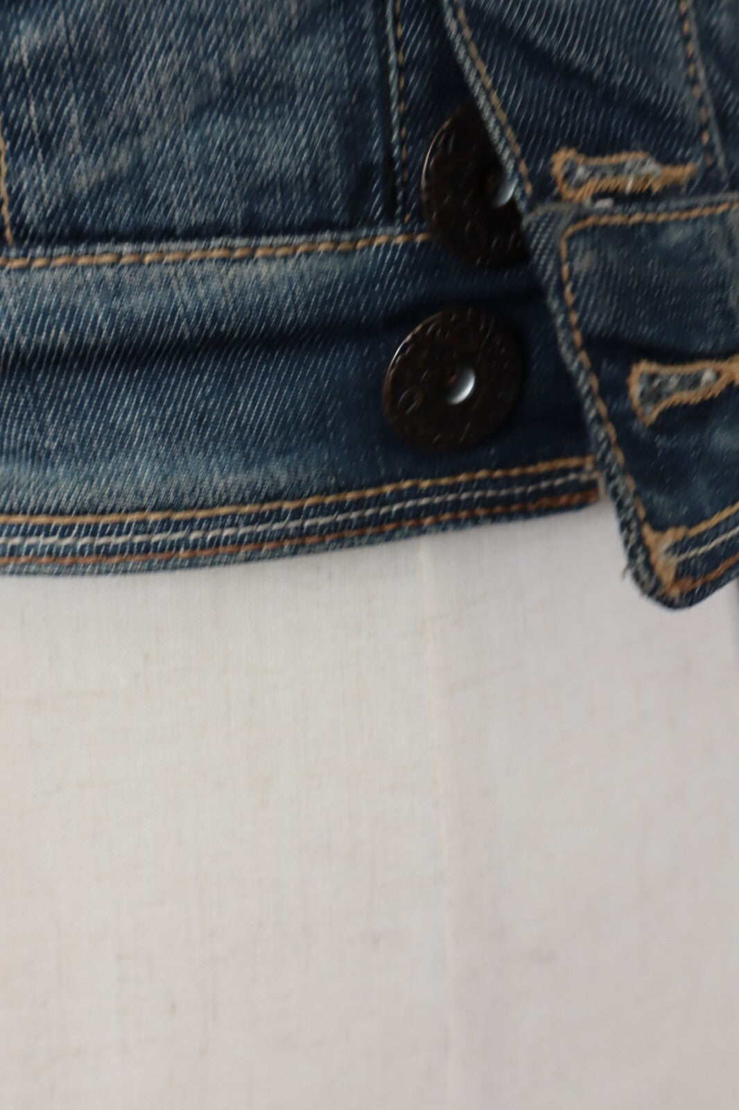 PATRIZIA PEPE JEANS GIUBBINO DONNA Tg. XS WOMAN CASUAL JACKET COTONE DENIM