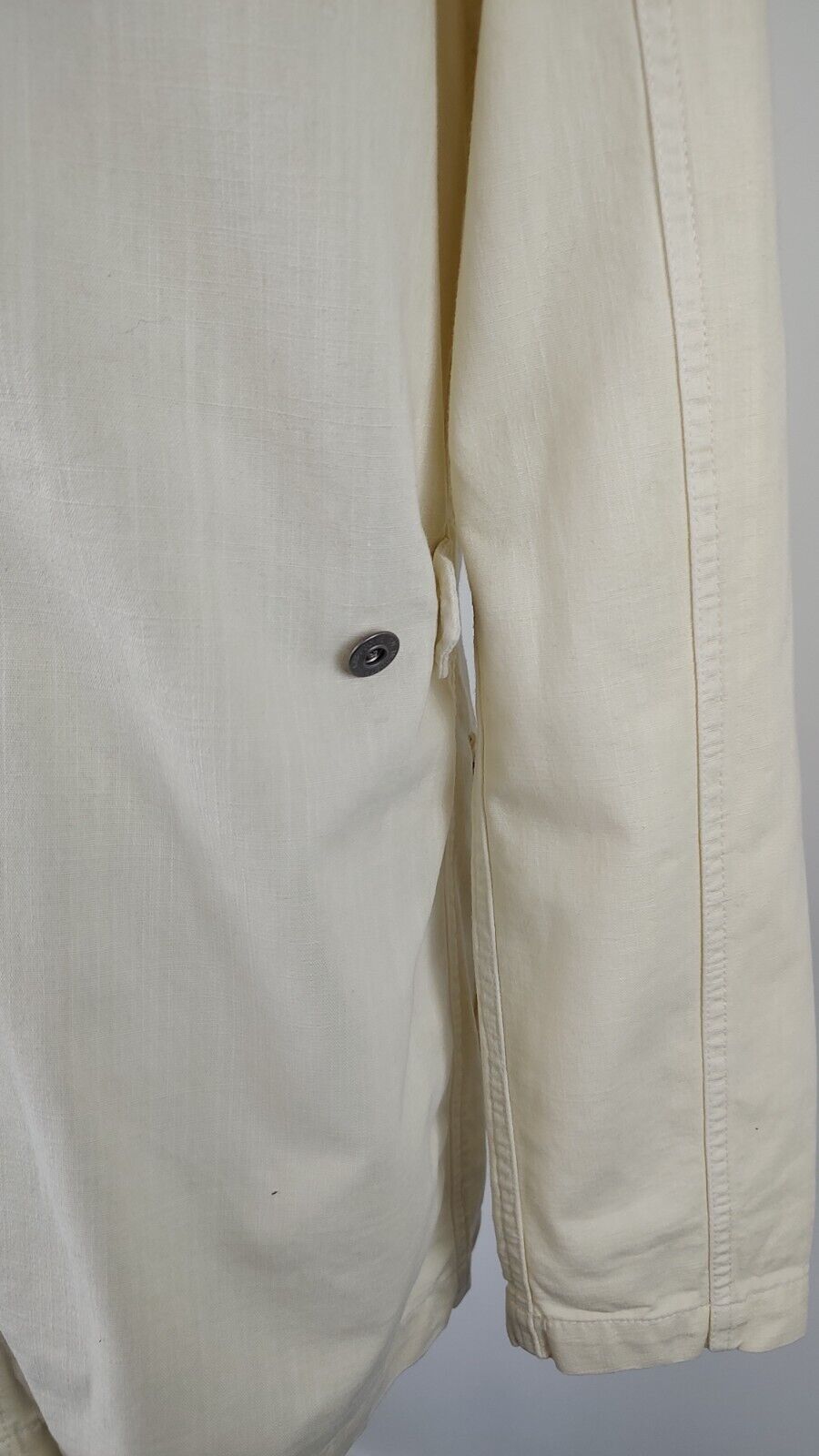 CASUCCI GIACCA DONNA Tg M WOMAN CASUAL VINTAGE JACKET COTONE LINO