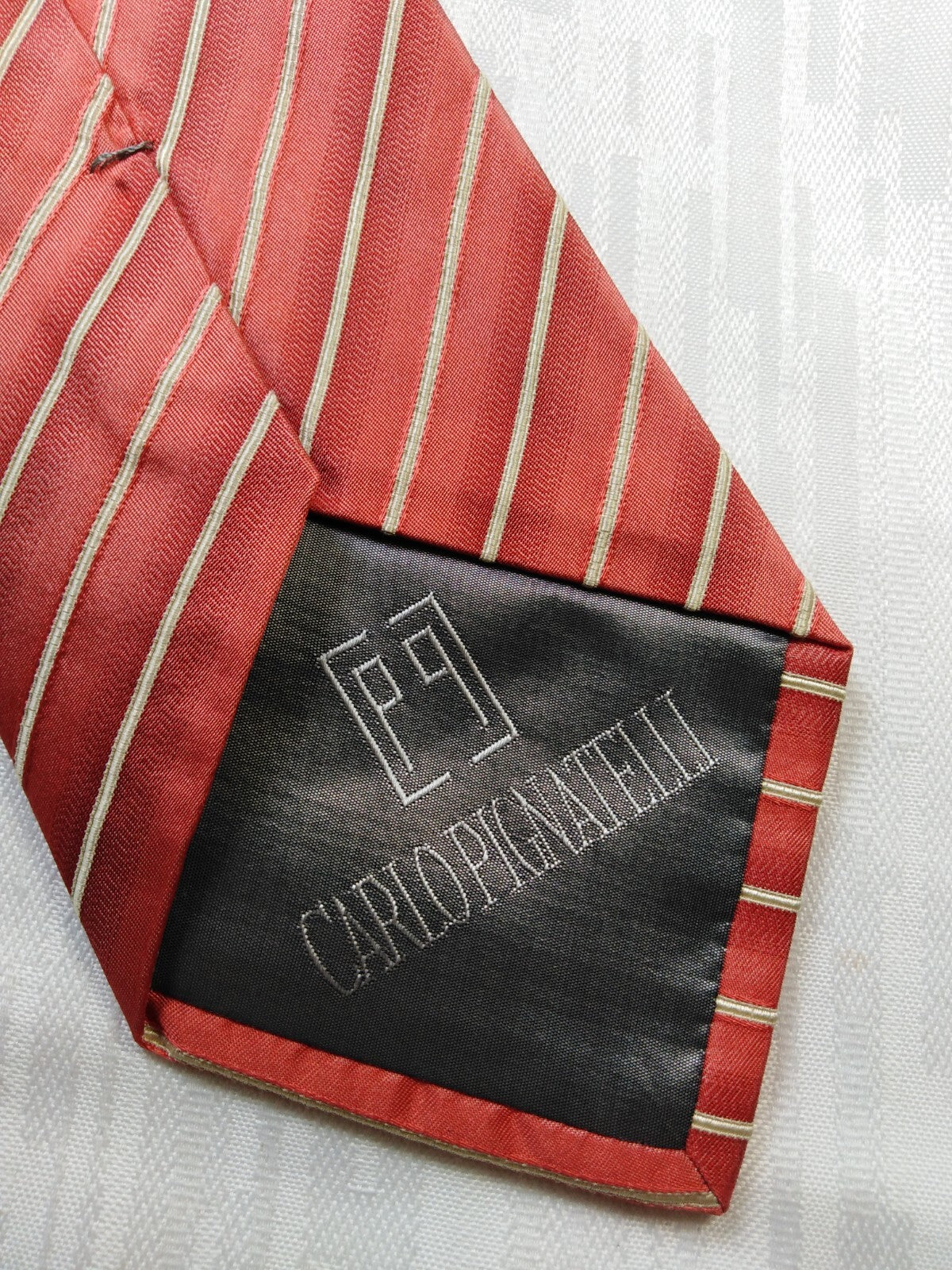 CARLO PIGNATELLI 100% SILK TIE SETA CRAVATTA NECKTIE MADE IN ITALIA CLASSIC