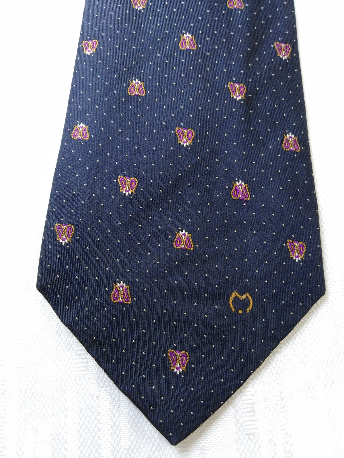 MILA SCHON 100% SILK TIE SETA CRAVATTA NECKTIE ITALY VINTAGE CLASSIC