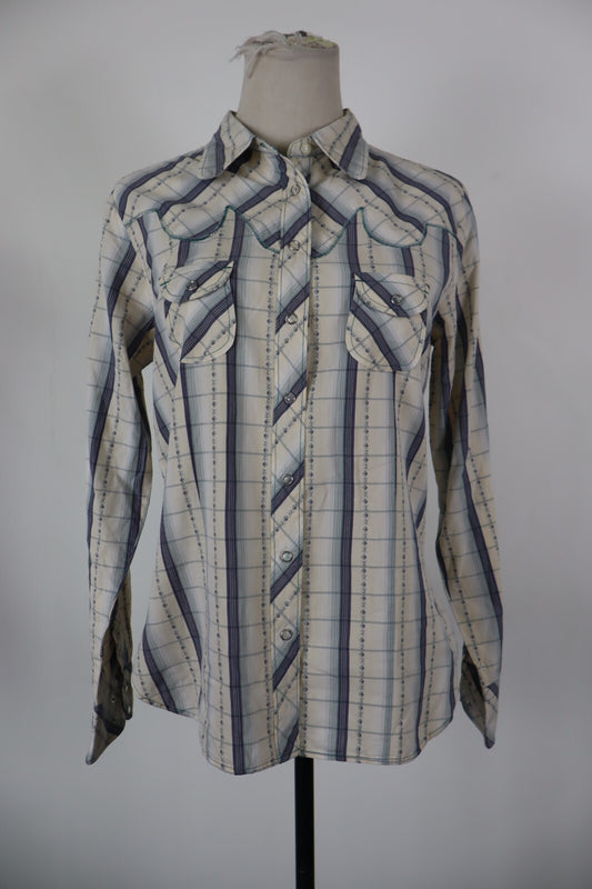 LEVI'S CAMICIA  DONNA TG. L WOMAN SHIRT CASUAL VINTAGE COTONE