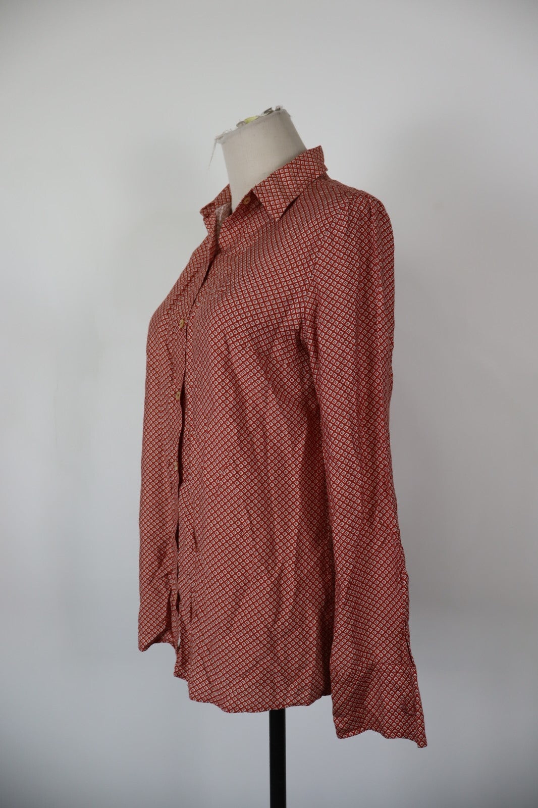 FRED PERRY CAMICIA COTONE DONNA TG. M WOMAN COTTON SHIRT CASUAL VINTAGE
