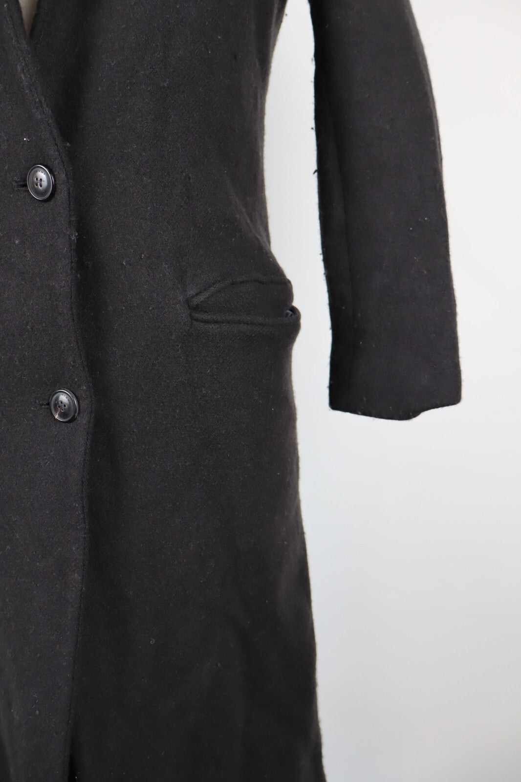 TOMMY HILFIGER CAPPOTTO LANA GIACCA DONNA TG XS WOMAN WOOL COAT VINTAGE CASUAL
