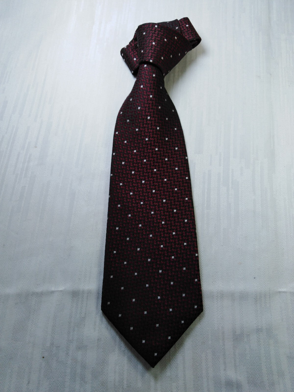 ROCCOBAROCCO 100% SETA SILK TIE CRAVATTA NECKTIE MADE ITALY VINTAGE CLASSIC