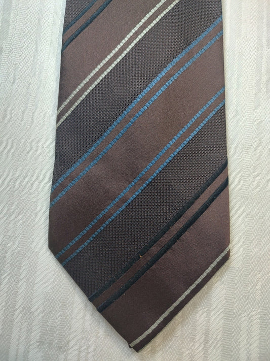 BARTON MODA 100% SILK TIE SETA CRAVATTA NECKTIE MADE IN ITALY CLASSIC