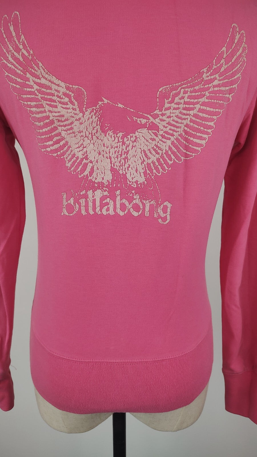 BILLABONG FELPA DONNA Tg S WOMAN CASUAL VINTAGE SPORT SWEATSHIRT