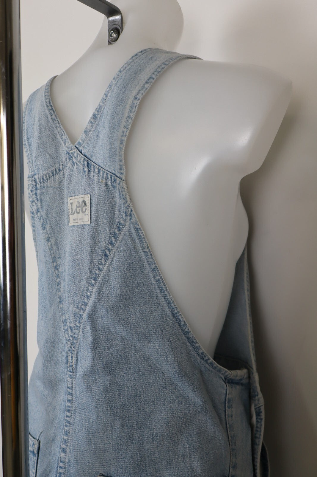 LEE COMPLETO DONNA PANTALONE Tg. S SALOPETTE ONE PIECE VINTAGE CASUAL DENIM